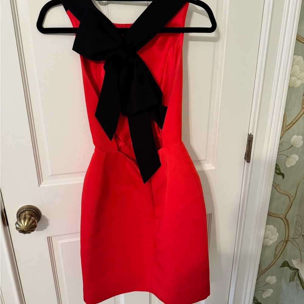 Kate Spade Silk Mini Dress with Bow Back